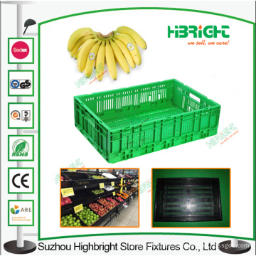 Fold up Collapsible Plastic Crate for Fruits and Vegetables